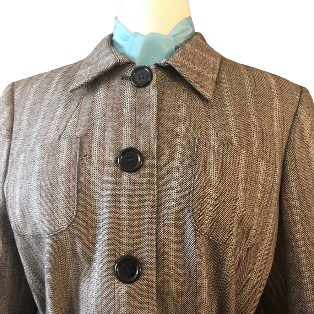 Vintage 1980’s Harve Benard Lightweight Wool Blazer/Jacket, Loose Fitting, 12, L